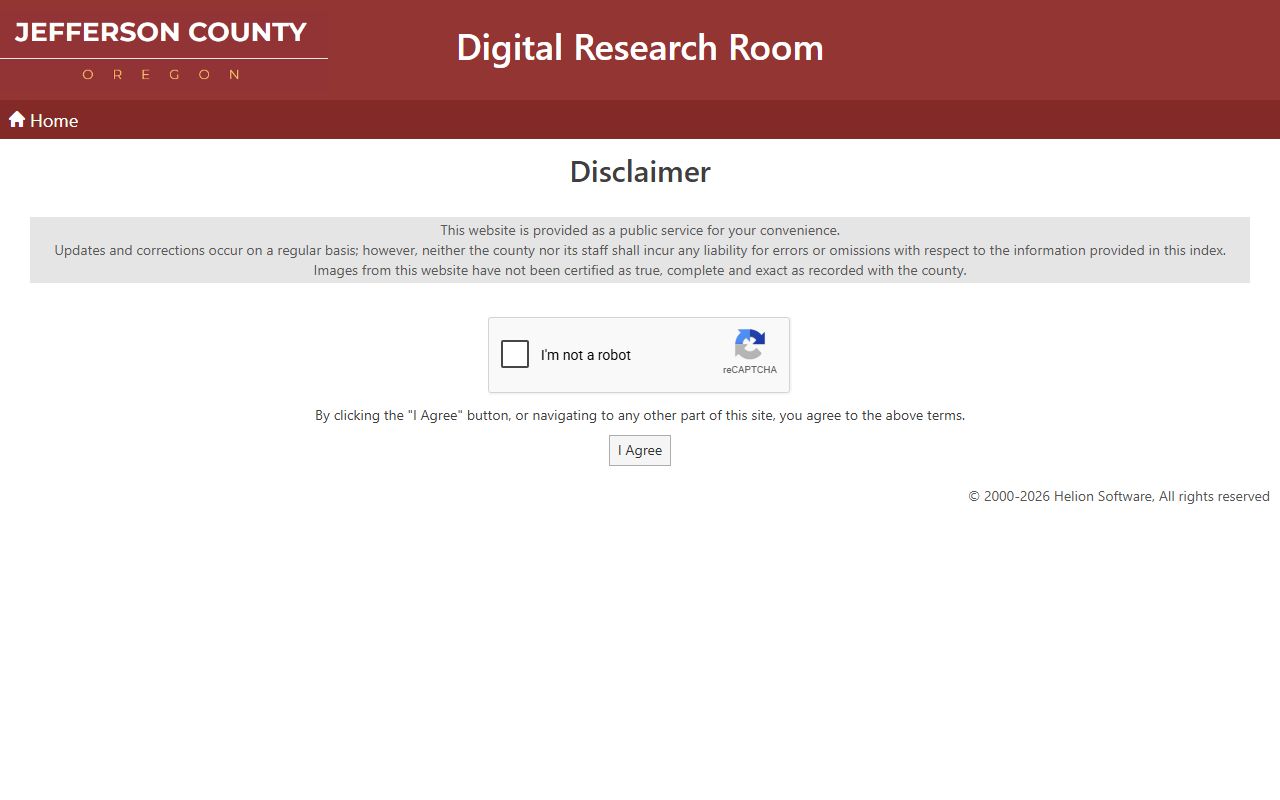 Jefferson County County Clerk records Digital Research Room